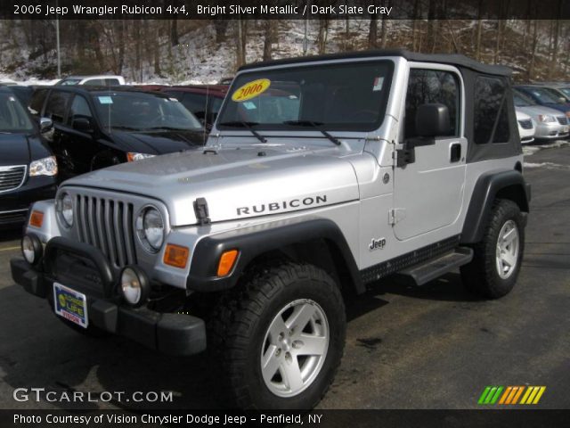 2006 Jeep Wrangler Rubicon 4x4 in Bright Silver Metallic