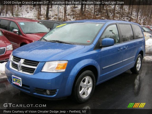 2008 Dodge Grand Caravan SXT in Marathon Blue Pearl