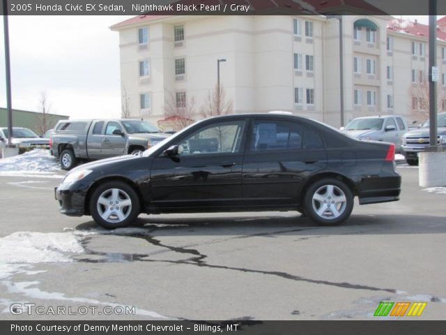 2005 Honda Civic EX Sedan in Nighthawk Black Pearl