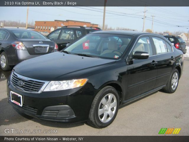 2010 Kia Optima LX in Ebony Black