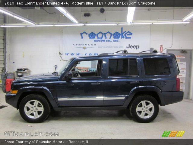 2010 Jeep Commander Limited 4x4 in Modern Blue Pearl
