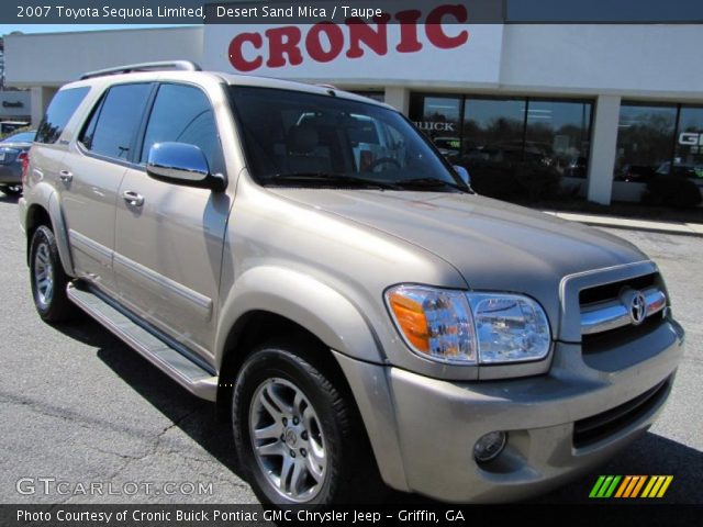2007 Toyota Sequoia Limited in Desert Sand Mica
