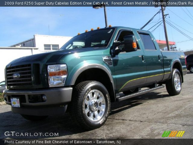 2009 Ford F250 Super Duty Cabelas Edition Crew Cab 4x4 in Forest Green Metallic