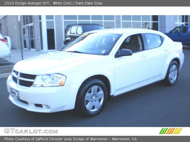 2010 Dodge Avenger SXT in White Gold