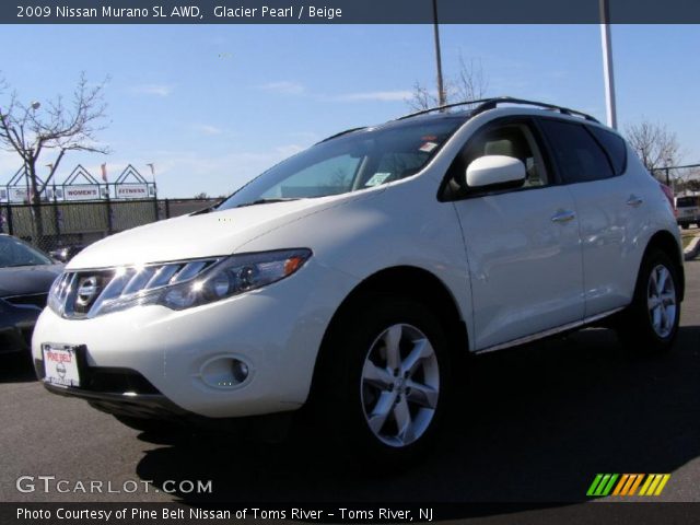 2009 Nissan Murano SL AWD in Glacier Pearl