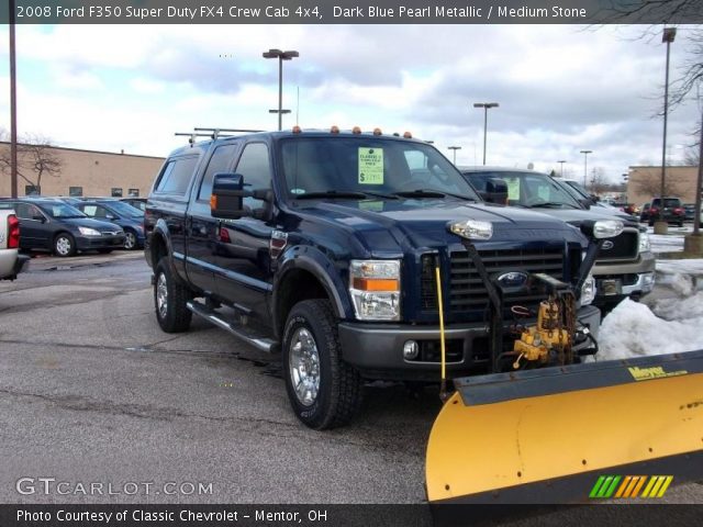 2008 Ford F350 Super Duty FX4 Crew Cab 4x4 in Dark Blue Pearl Metallic