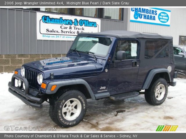 2006 Jeep Wrangler Unlimited 4x4 in Midnight Blue Pearl