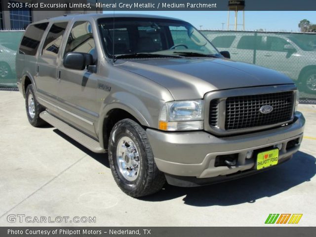 2003 Ford Excursion Limited in Mineral Grey Metallic