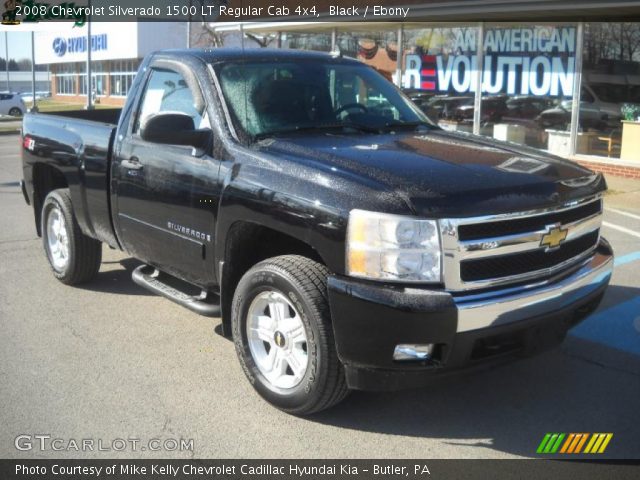 2008 Chevrolet Silverado 1500 LT Regular Cab 4x4 in Black