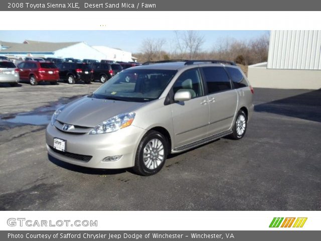 2008 Toyota Sienna XLE in Desert Sand Mica