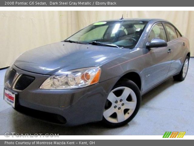2008 Pontiac G6 Sedan in Dark Steel Gray Metallic