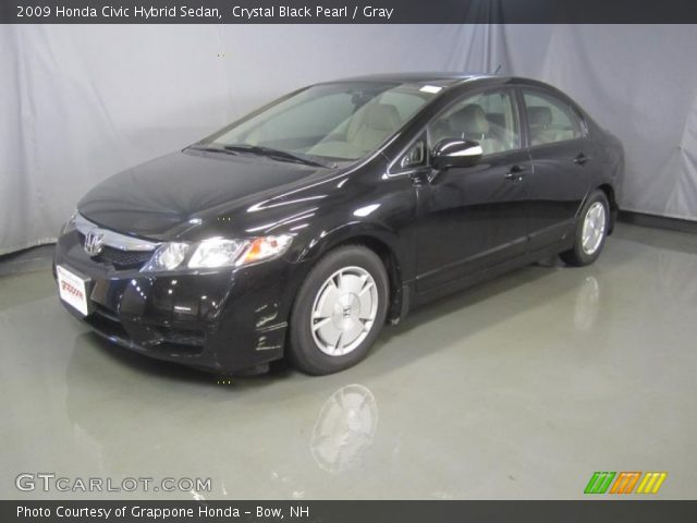 2009 Honda Civic Hybrid Sedan in Crystal Black Pearl