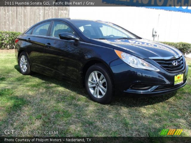 2011 Hyundai Sonata GLS in Pacific Blue Pearl