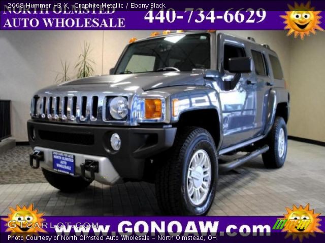 2008 Hummer H3 X in Graphite Metallic