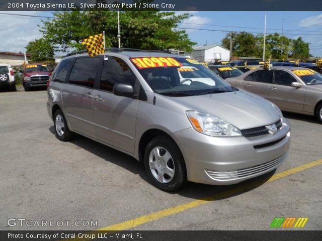 2004 Toyota Sienna LE in Silver Shadow Pearl