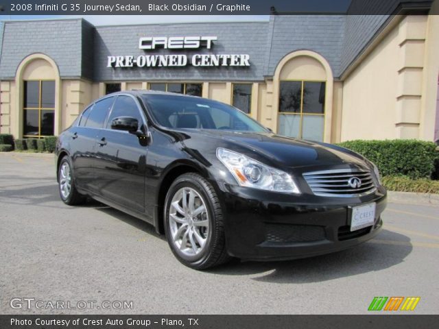 2008 Infiniti G 35 Journey Sedan in Black Obsidian