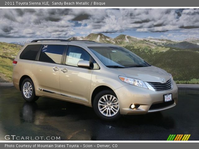 2011 Toyota Sienna XLE in Sandy Beach Metallic