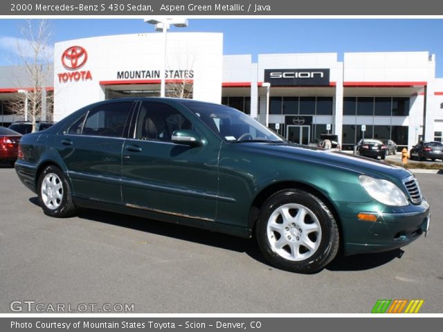 2000 Mercedes-Benz S 430 Sedan in Aspen Green Metallic