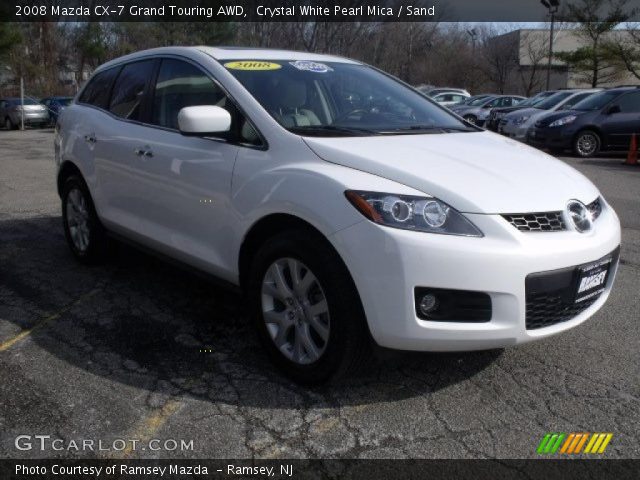 2008 Mazda CX-7 Grand Touring AWD in Crystal White Pearl Mica