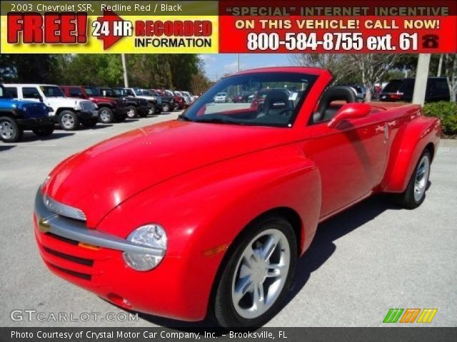 2003 Chevrolet SSR  in Redline Red