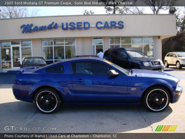 2005 Ford Mustang GT Premium Coupe in Sonic Blue Metallic