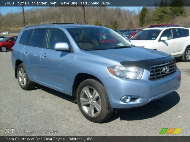 2008 Toyota Highlander Sport in Wave Line Pearl