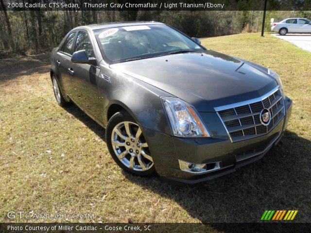 2008 Cadillac CTS Sedan in Thunder Gray Chromaflair