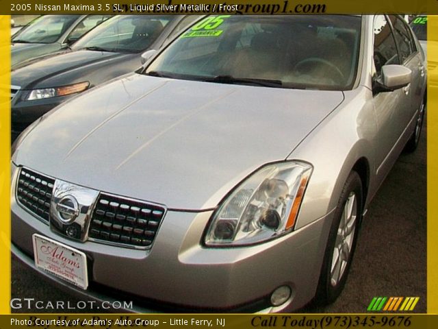 2005 Nissan Maxima 3.5 SL in Liquid Silver Metallic