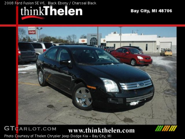 2008 Ford Fusion SE V6 in Black Ebony