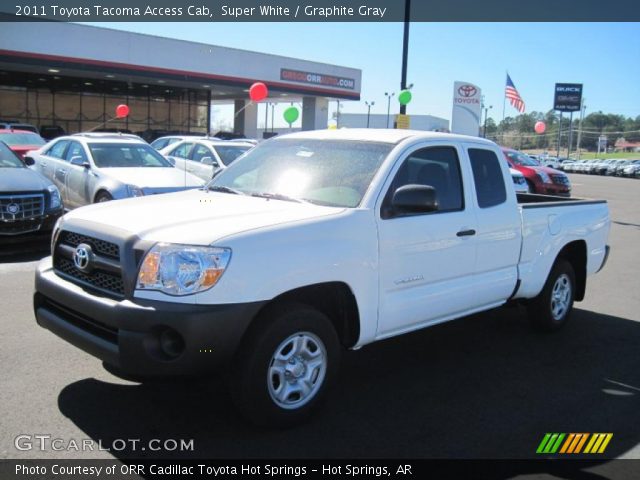 2011 Toyota Tacoma Access Cab in Super White