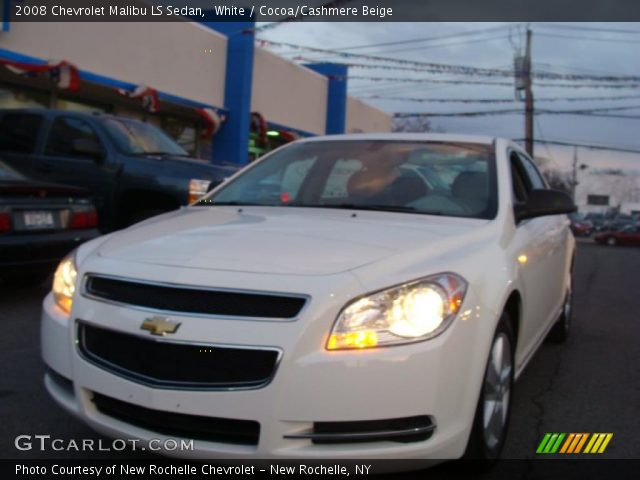 2008 Chevrolet Malibu LS Sedan in White