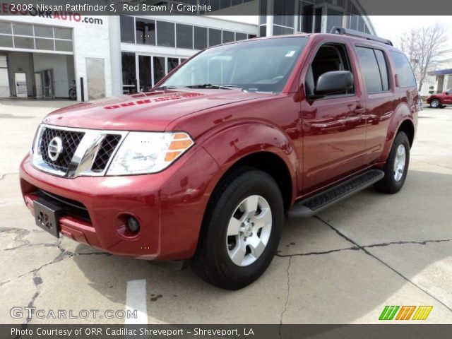 2008 Nissan Pathfinder S in Red Brawn