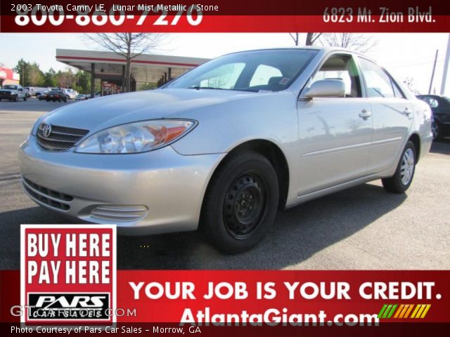 2003 Toyota Camry LE in Lunar Mist Metallic