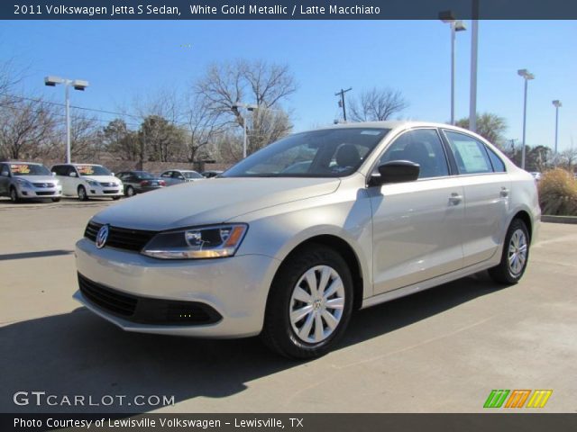 2011 Volkswagen Jetta S Sedan in White Gold Metallic