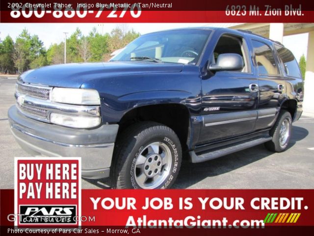 2002 Chevrolet Tahoe  in Indigo Blue Metallic