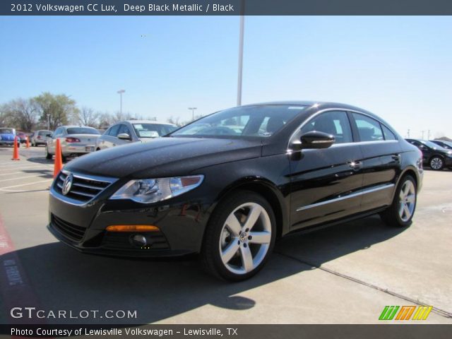 2012 Volkswagen CC Lux in Deep Black Metallic