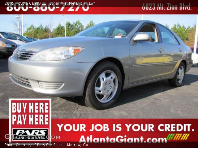 2005 Toyota Camry LE in Lunar Mist Metallic