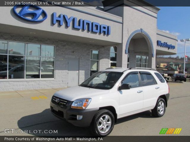 2006 Kia Sportage LX V6 in Clear White