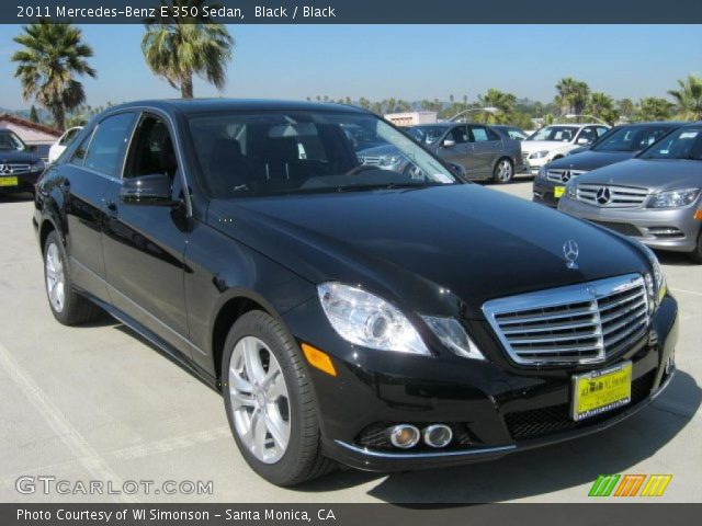 2011 Mercedes-Benz E 350 Sedan in Black