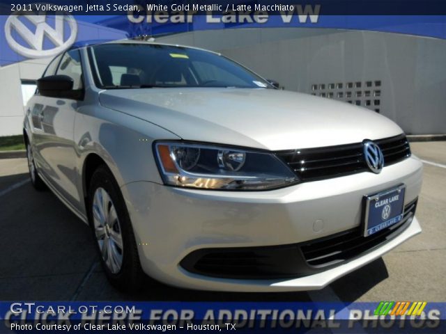 2011 Volkswagen Jetta S Sedan in White Gold Metallic
