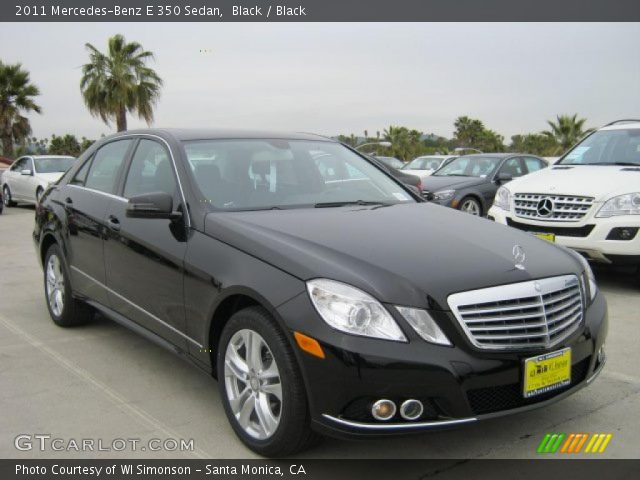 2011 Mercedes-Benz E 350 Sedan in Black