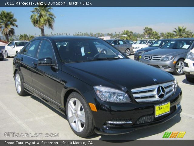 2011 Mercedes-Benz C 300 Sport in Black