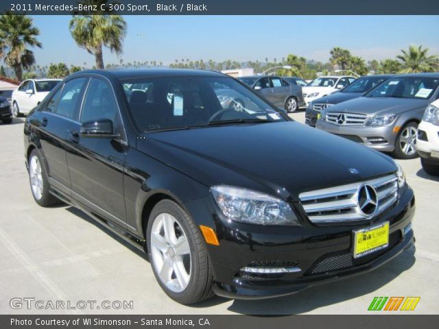 2011 Mercedes-Benz C 300 Sport in Black