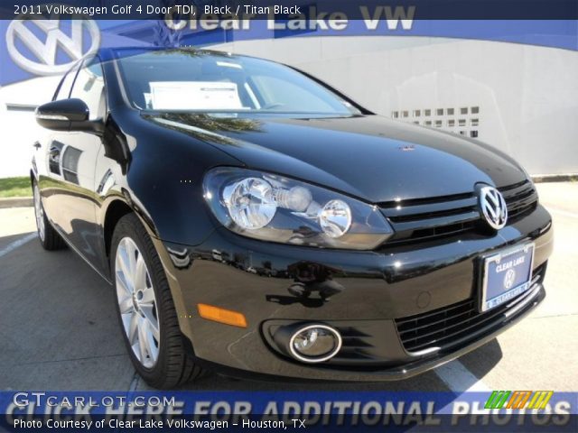2011 Volkswagen Golf 4 Door TDI in Black