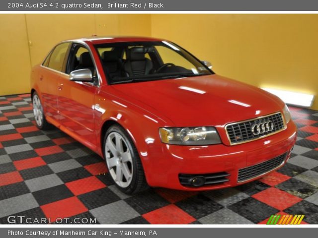 2004 Audi S4 4.2 quattro Sedan in Brilliant Red