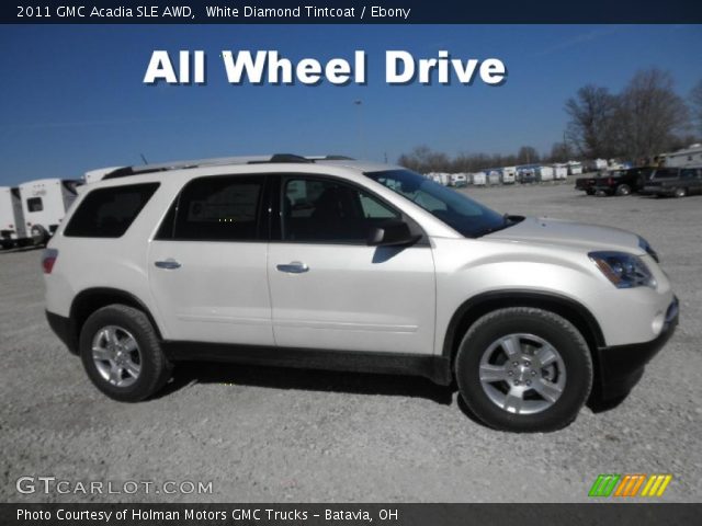 2011 GMC Acadia SLE AWD in White Diamond Tintcoat