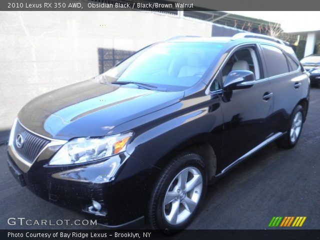 2010 Lexus RX 350 AWD in Obsidian Black