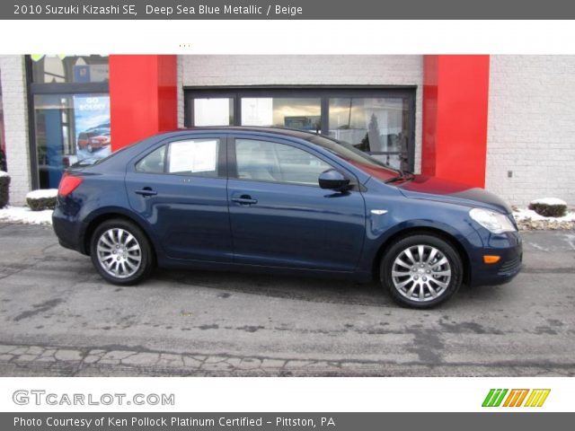 2010 Suzuki Kizashi SE in Deep Sea Blue Metallic