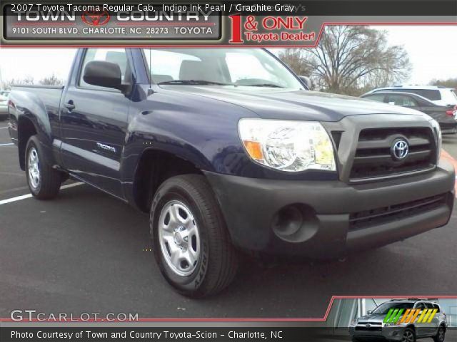 2007 Toyota Tacoma Regular Cab in Indigo Ink Pearl