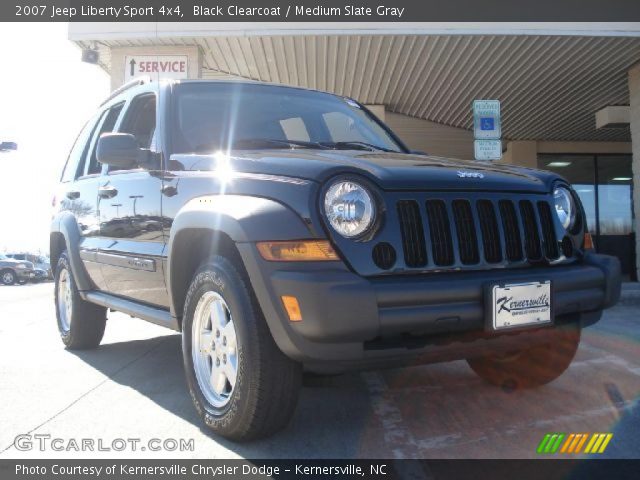 2007 Jeep Liberty Sport 4x4 in Black Clearcoat